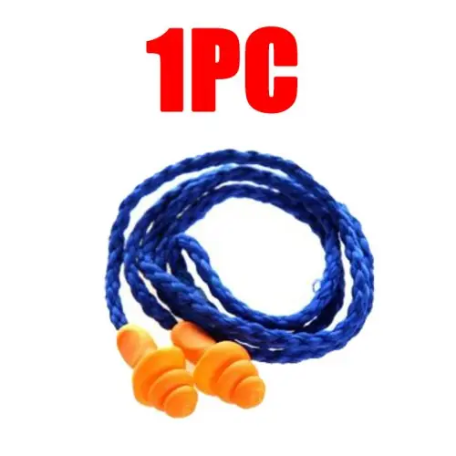Image de Bouchons d'oreilles anti-bruit en silicone souple