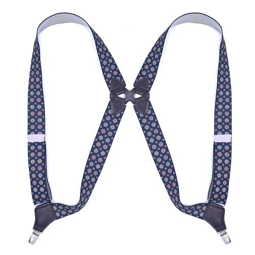Afbeelding van Stijlvolle Heren Bretels met Side Clip, 3,5 cm Breed, Verstelbare Elastische Hip Clip Broekbretels voor Big & Tall, Ideaal als Vaderdag Geschenk
