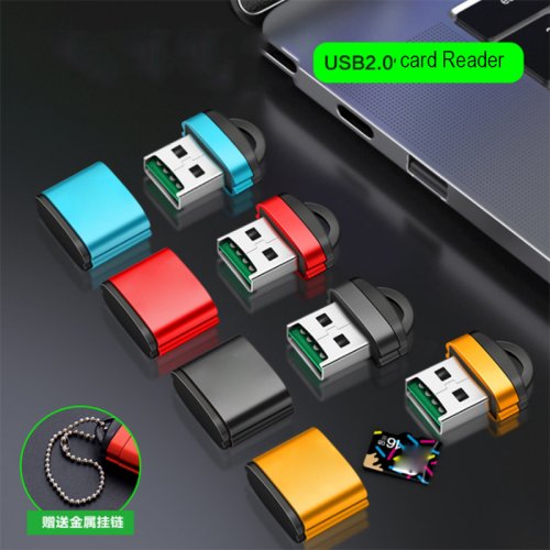 Zdjęcie Mini USB Micro Karta SD TF Czytnik USB 2.0 – Szybki Adapter do Telefonu Komórkowego i Laptopa