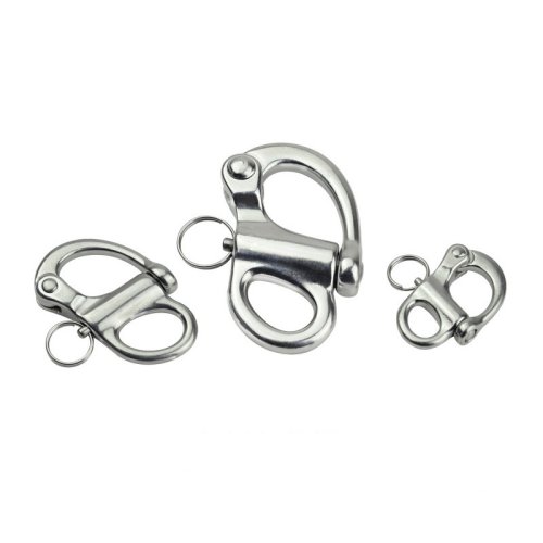 Immagine di Grilli a Scatto Fissi in Acciaio Inossidabile 316 con Perno a Sgancio Rapido per Bracciale e Barca - Soluzione Robusta e Resistente agli Elementi