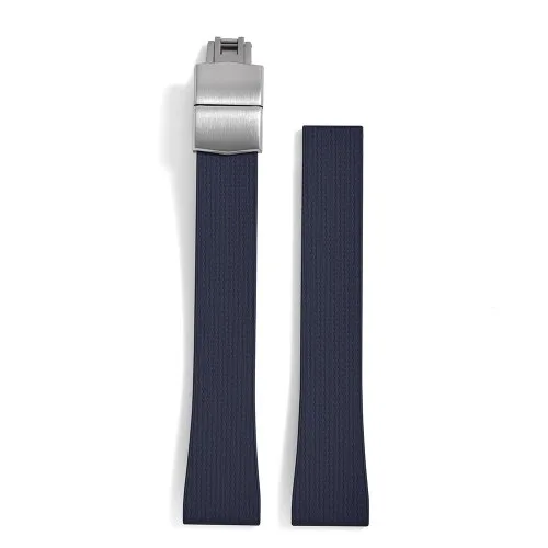 Bleu argent boucle