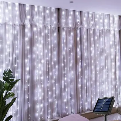 Image de Guirlande Lumineuse Solaire LED - Décoration Féerique pour Extérieur