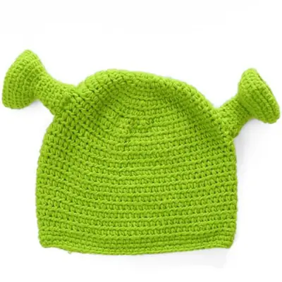 Image de Chapeau Hiver Cagoule Shrek - Créatif & Amusant