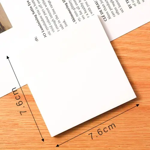 Image de Bloc-notes Adhésifs Transparent & Imperméable - 50 Feuilles