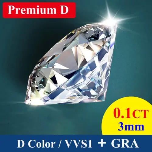 Image de Moissanite Véritable - Pierres Précieuses Certifiées
