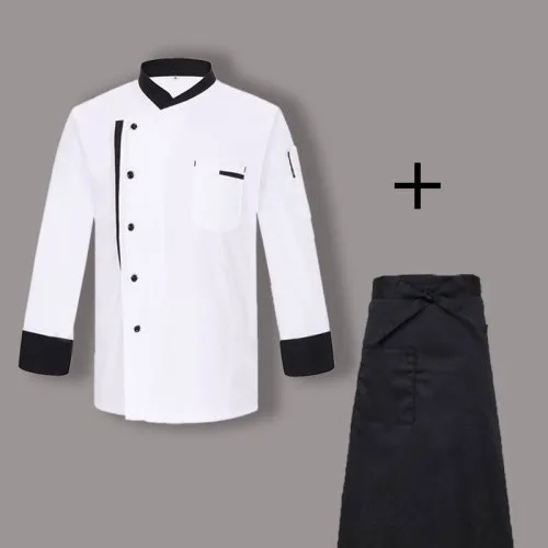 White jacket apron