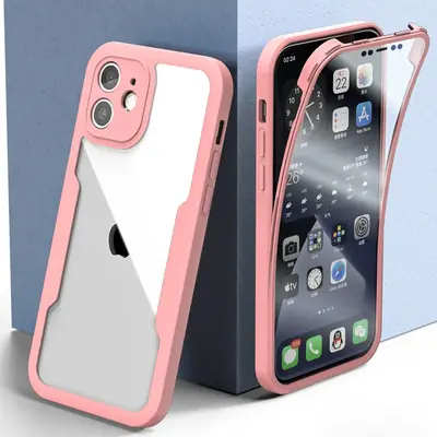Image de Coque Transparente 360° Anti-Choc pour iPhone