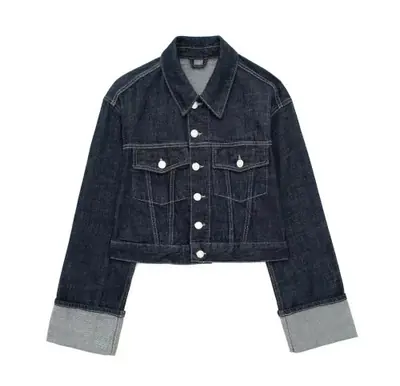 Image de Ensemble Denim Femme Vintage - Veste + Jean Large