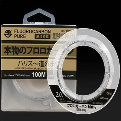 Image de Ligne de Pêche Fluorocarbone 99m - Résistante & Invisible