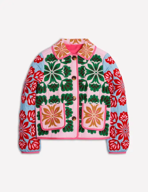 Image de Veste Imprimée Coton Matelassé Femme - Automne-Hiver 2025