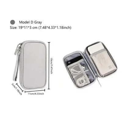 Image de Sac de Rangement Câbles Voyage - Organisez Vos Accessoires Électriques