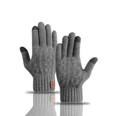 Image de Gants Hiver Homme Écran Tactile - Chauds & Tricotés