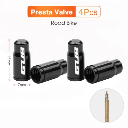 4pcs Schwarz-Presta
