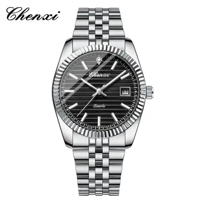 Image de Montre Homme Quartz Lumineuse - Élégante & Étanche