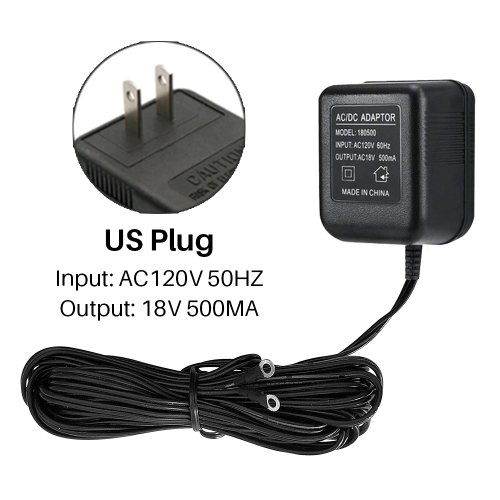 Immagine di Adattatore di alimentazione CA 18 V Caricatore trasformatore 220 V-240 V per videocitofono wireless Wifi Telecamera IP Videocitofono Anello