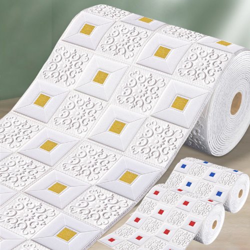 Afbeelding van Waterdichte 3D Stereo Muursticker voor Plafond en Wanden – Zelfklevend Decoratief Behang voor Slaapkamer en Woonkamer in Verschillende Maten