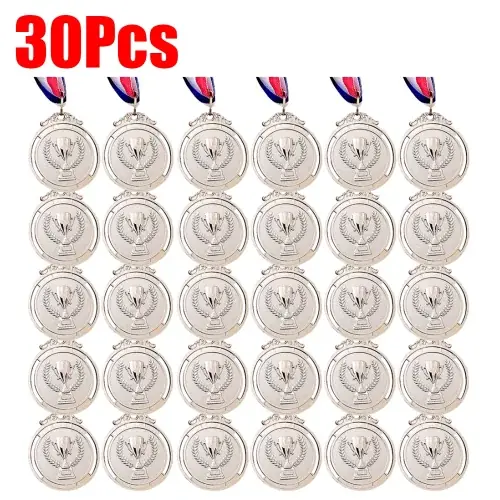 30Pcs argent
