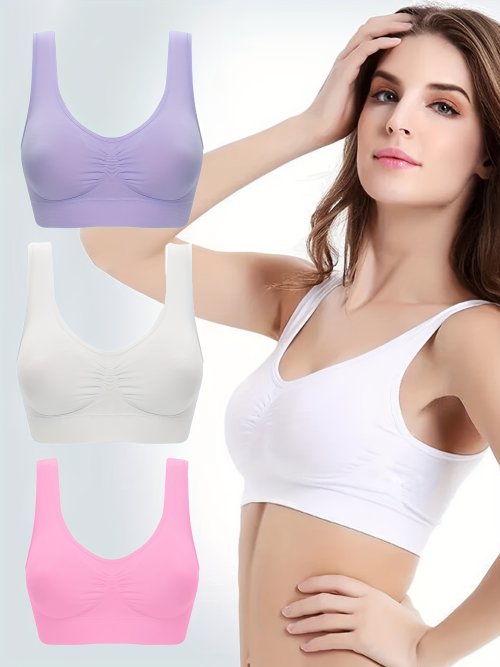 Immagine di Reggiseno push up BREAST da donna sexy reggiseni senza schienale di grandi dimensioni plus size reggiseno senza fili reggiseno senza cuciture traspirante 1 pz wfws01