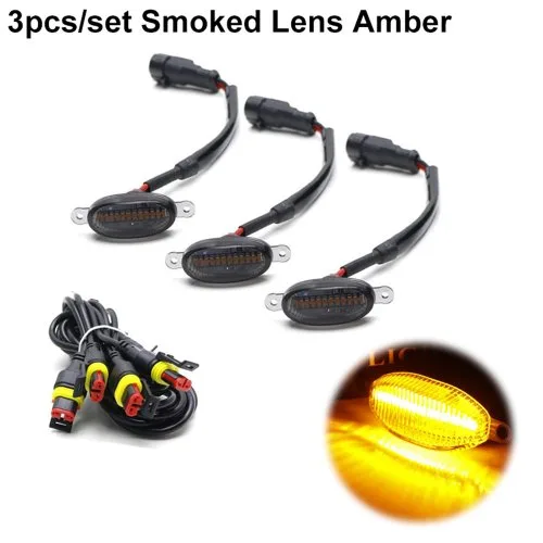3PC Smoked Amber