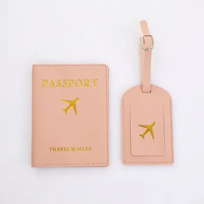 Image de Protection passeport & étiquette valise - Ensemble voyage pratique