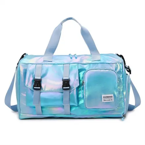 Image de Sac Polochon Holographique Glamour - Voyage Élégant & Spacieux