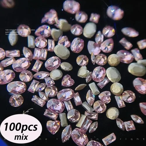 Rosa mezcla 100pcs