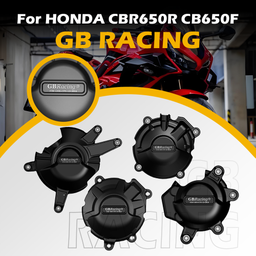 Bild von Motorräder Motor Abdeckung Schutz Fall Für Fall GB Racing Für HONDA CBR650F CB650F CBR650R CB650R Motor Abdeckungen Protektoren