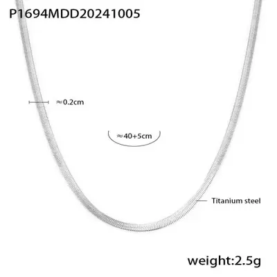 Image de Collier Long Tendance Nez de Cochon - Acier Inoxydable