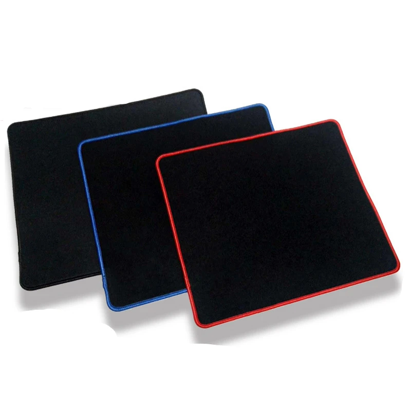 Bild von Verdicktes schwarzes Mauspad 210x260 mm – Rutschfestes Gummi-Mauspad mit ergonomischem Design für PC, Laptop und Gaming