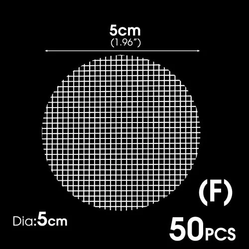 F x 50 pezzi-5 cm-Rotondo