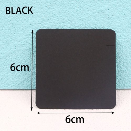 Zwart 6x6cm