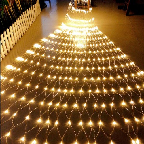Afbeelding van Waterdichte LED Netverlichting 2x2m en 3x2m - Magische Fairy Lights voor Kerst, Tuin, Huwelijk en Feesten