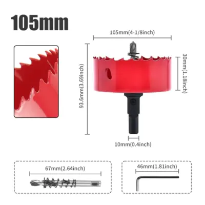 Image de Scie Cloche Bimétallique M42 220mm - Coupe Précise pour Métaux et Bois