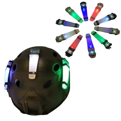 Image of Tactical FMA Helmet Safety Flashing Light – Waterproof Survival Signal Lamp for Hunting, Hiking, Cycling & Outdoor Adventures
