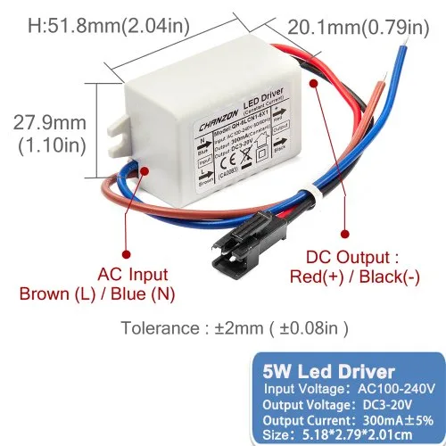 300mA DC3-20V