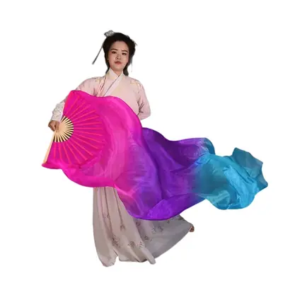 Image de Voiles de Danse Orientale 1.8m - Soie Légère & Colorée