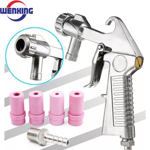Image de Pistolet de Sablage Pneumatique avec Buses Céramique - Kit Complet