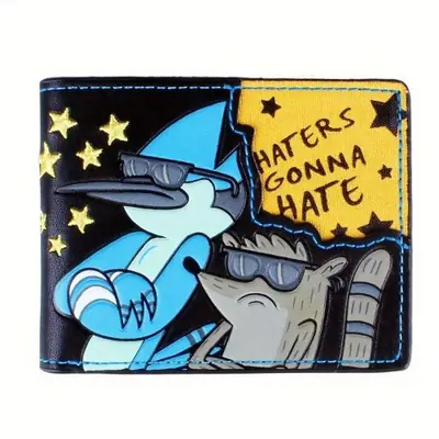 Image de Portefeuille Animé pour Hommes - Style Cool & Broderie Tendance