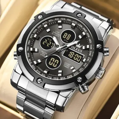 Image de Montre Homme Électronique Multifonction Lumineuse