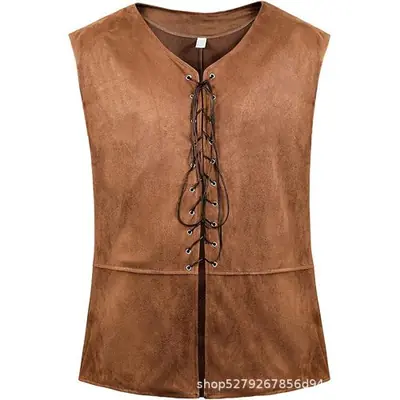 Image de Gilet Steampunk Gothique Homme - Style Pirate Renaissance