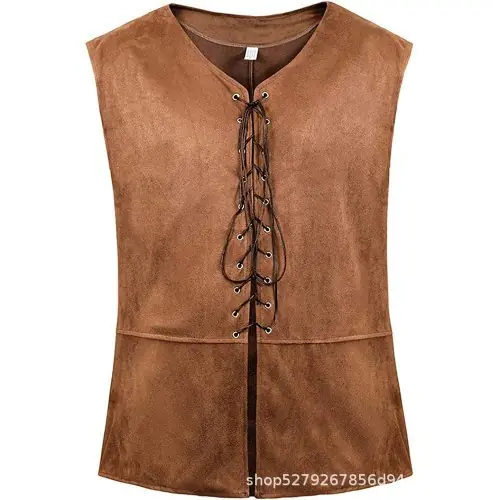Image de Gilet Steampunk Gothique Homme - Style Pirate Renaissance