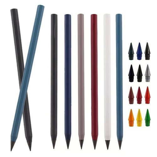 Afbeelding van Eeuwige Metalen Potlood – Onbeperkt Schrijven