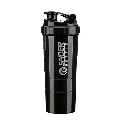 Afbeelding van 3 Layer Shaker Fles Eiwit Mengen Shake Cup Sport Fitness Water Cup 550 ml Geschaalde Plastic Waterflessen met Medicijndoos