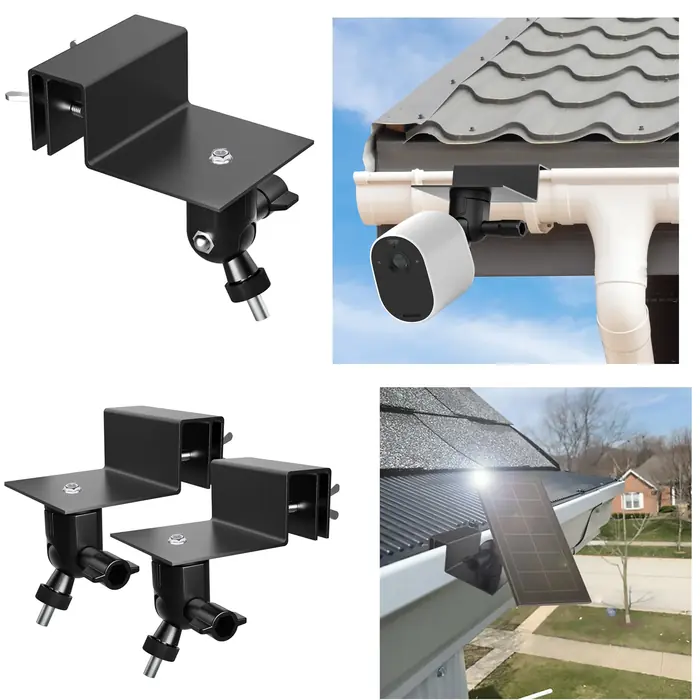 Image de Support de Gouttière Résistant aux Intempéries pour Caméras Arlo & Eufy