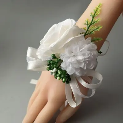 Image de Bouquet de Mariage Artificiel Élégant