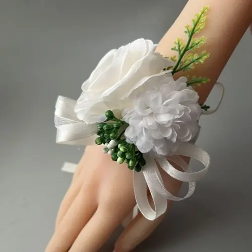 Image de Bouquet de Mariage Artificiel Élégant