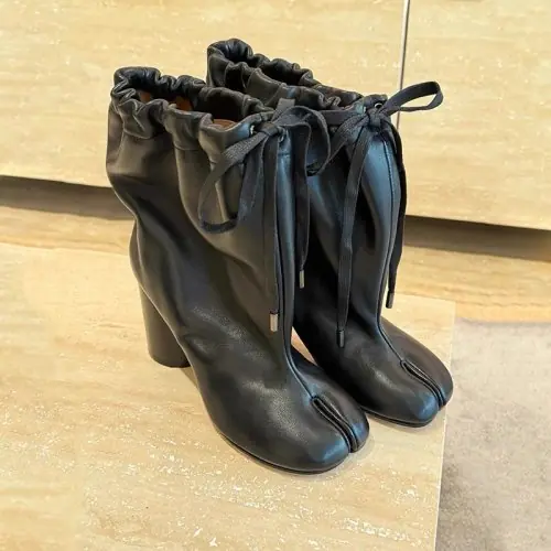 Image de Bottines Tabi Femme à Talons Épais - Style Luxe Automne-Hiver