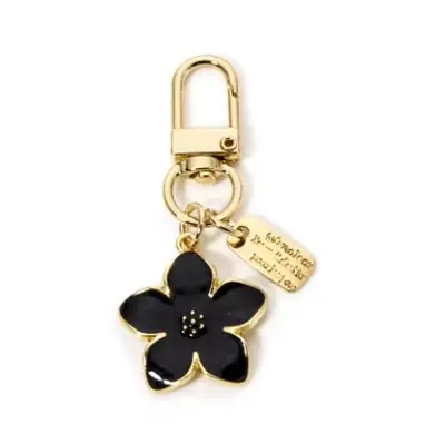 Porte-clés Fleur de Poire Blanche - Accessoire Mignon pour Couple