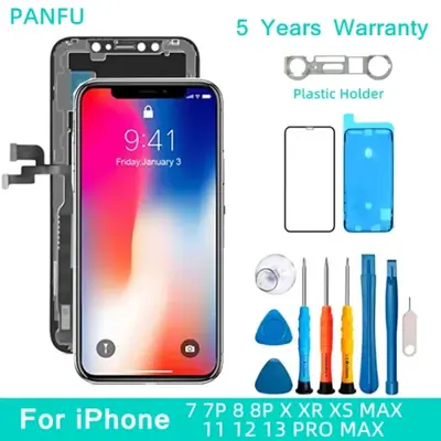 Image de Écran OLED & LCD pour iPhone X, XS, 11, 12 Pro Max - Remplacement de haute qualité