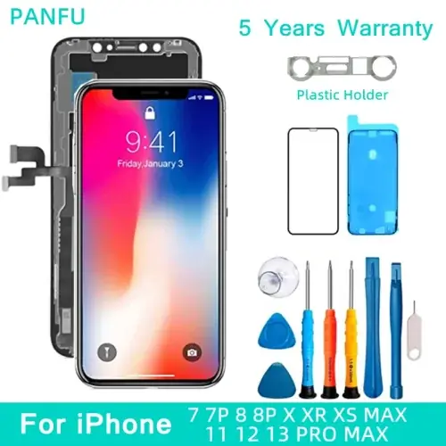 Image de Écran OLED & LCD pour iPhone X, XS, 11, 12 Pro Max - Remplacement de haute qualité